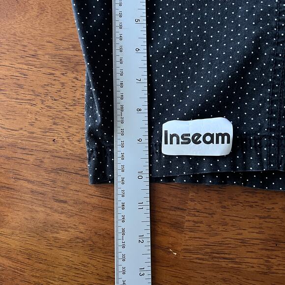 Chico's Women's L Bermuda Shorts‎ Polka Dot Stretch Utility Casual Preppy Summer - Picture 11 of 12